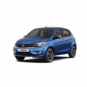 Tata Tiago Blue Color Car
