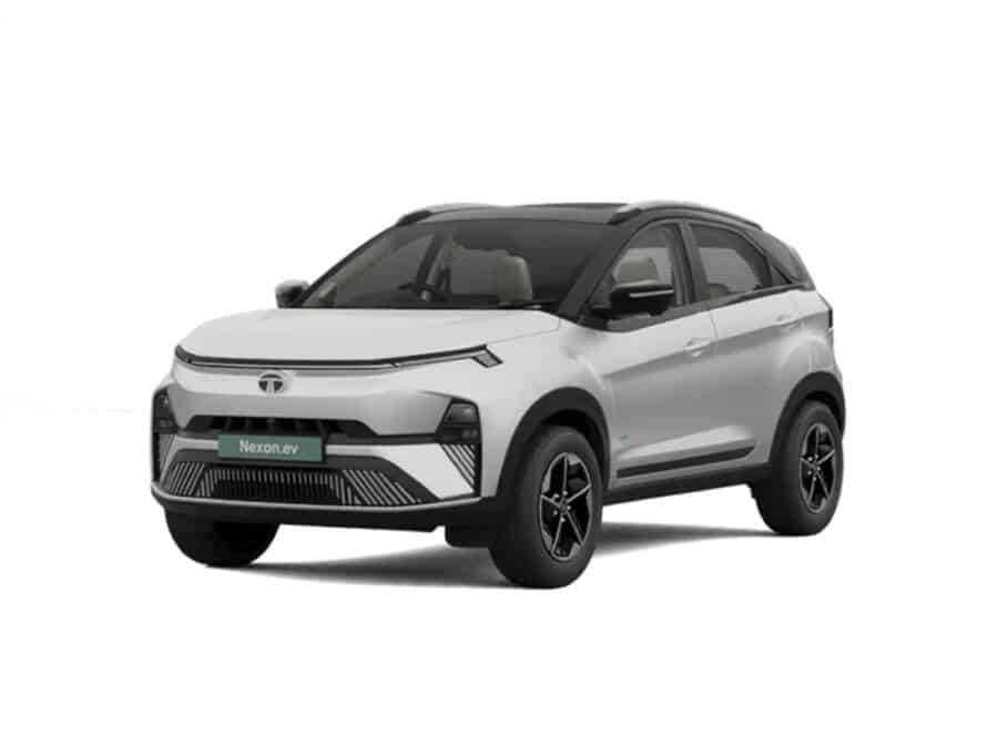 Tata Nexon EV Silver Car
